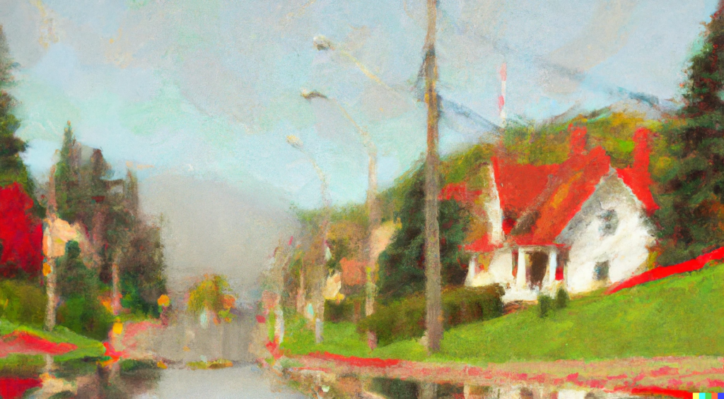 Small Towns Big Opportunities Unlocking Growth In Rural And Northern   DALL·E 2023 03 15 15.41.25 A Soft Oil Painting Of A Small Canadian Town 1024x565 